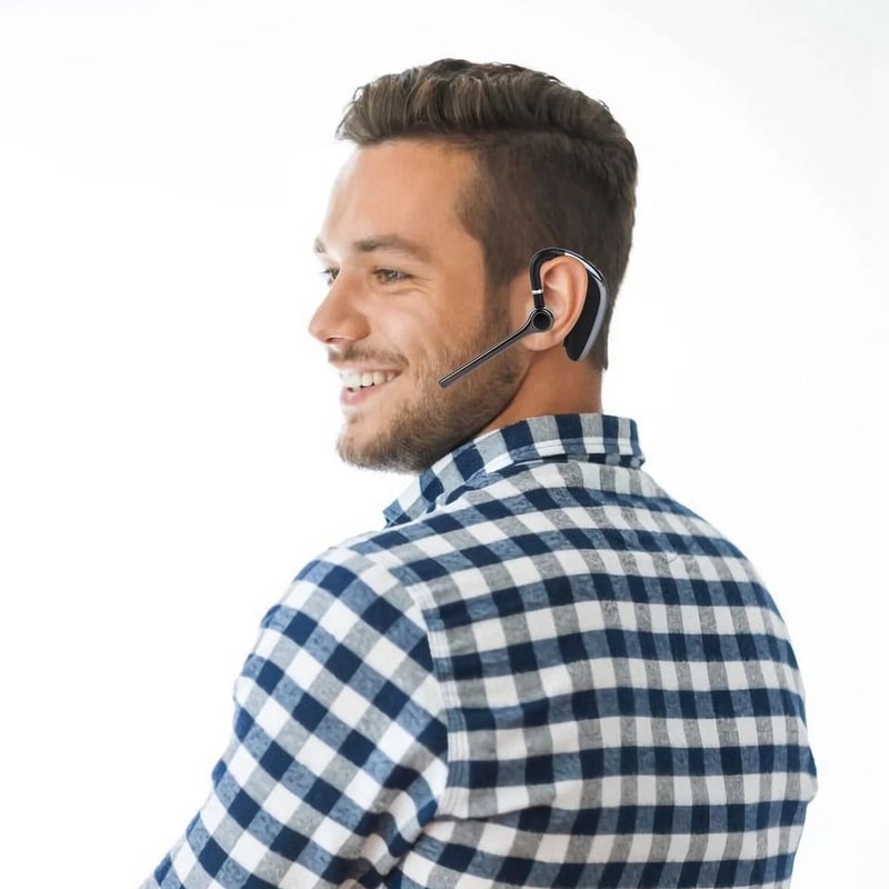 Noise Cancelling Wireless Earpiece Trucker Earbuds For Driving Stable Connection 8