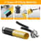 High Pressure Grease Gun Kit Capacity Pistol Grip Flexible Hose Jaw Couplers 5