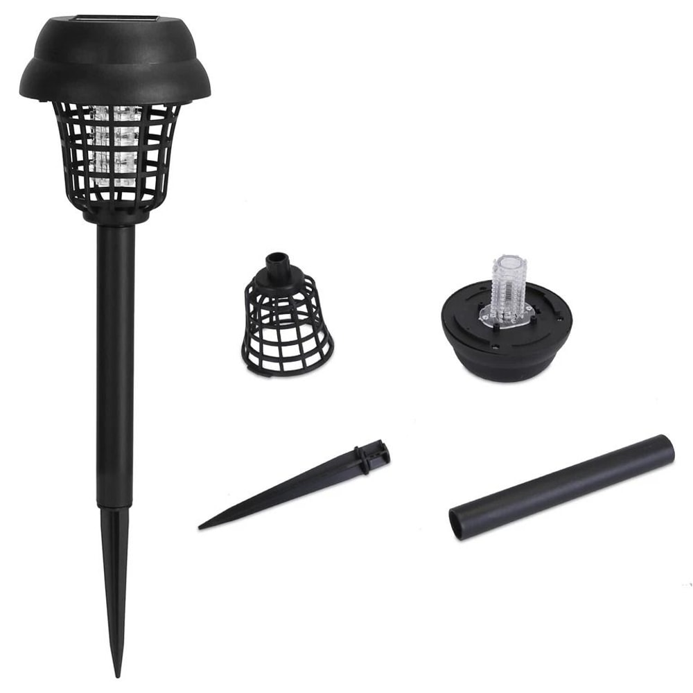 Solar Mosquito Zapper Bug Zapper Torch Outdoor Insect Killer LED Outdoor Zapper Tool Solar Powered 2