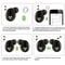 TWS Headset True Wireless Earbuds IPX4 Waterproof InEar Stereo Magnetic Charging Music 3