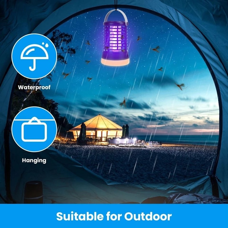 Mosquito Zapper Lamp Bug Zapper Light Waterproof Mosquito Killer For Outdoor Indoor Use 11