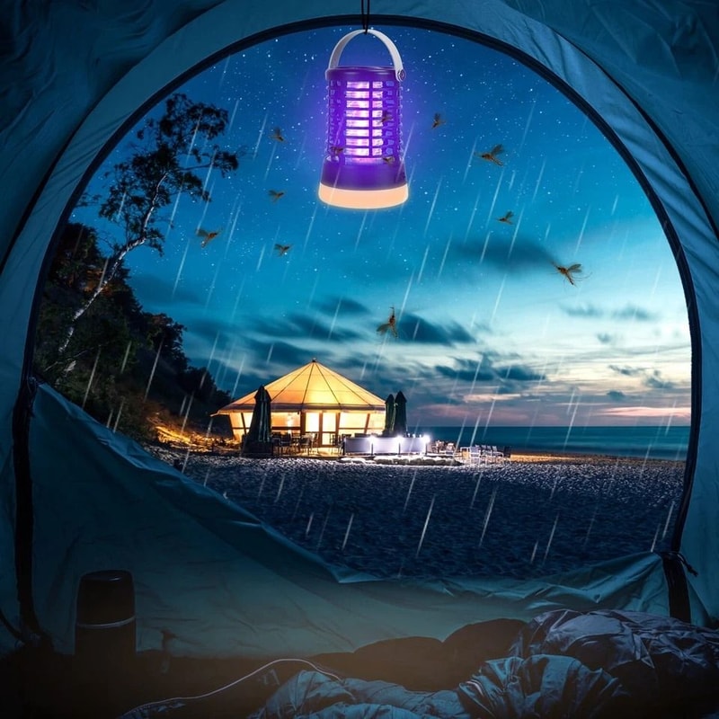 Mosquito Zapper Lamp Bug Zapper Light Waterproof Mosquito Killer For Outdoor Indoor Use 2