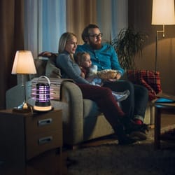 mosquito zapper lamp, bug zapper light, waterproof mosquito killer for outdoor & indoor use