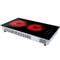 Electric Stove Hot Plates Dual Burner Ceramic Cooktop Touch Control Adjustable Power Levels Fast He 2