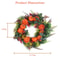 Fall Wreath With Pumpkin Leaves Berries And Flowers Autumn Party Decor For Indoor And Outdoor Use 4