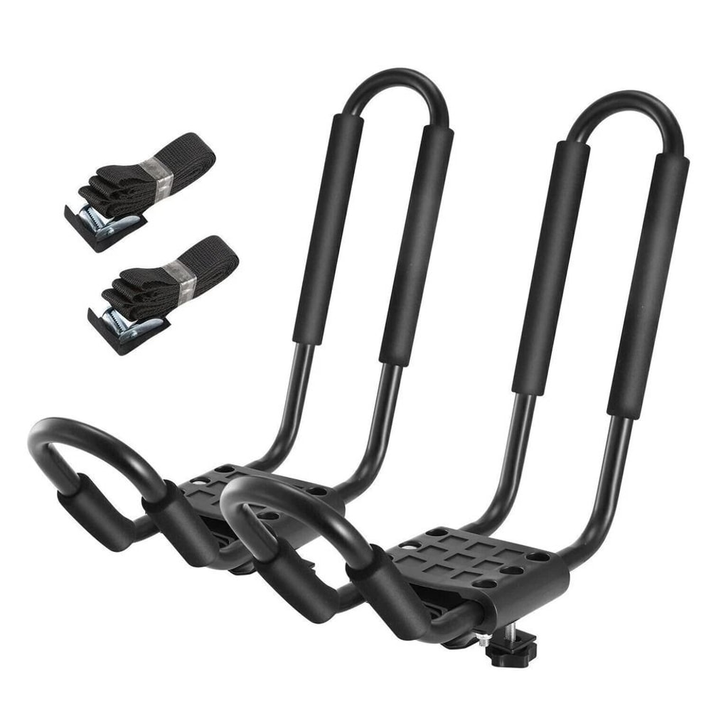 Heavy Duty Kayak Carrier Load Capacity Universal Boat Car Roof Mount JBar Rack Kayak Canoe Paddle B 0