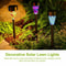 LED Solar Power Garden Path Lights Outdoor Landscape Pathway Lights Yard Mosaic Solar Light 5