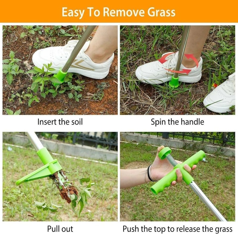 Weed Puller Twister Stand Up Grass Root Remover Garden Weeder For Lawn Effective Lawn Tool For Easy 1