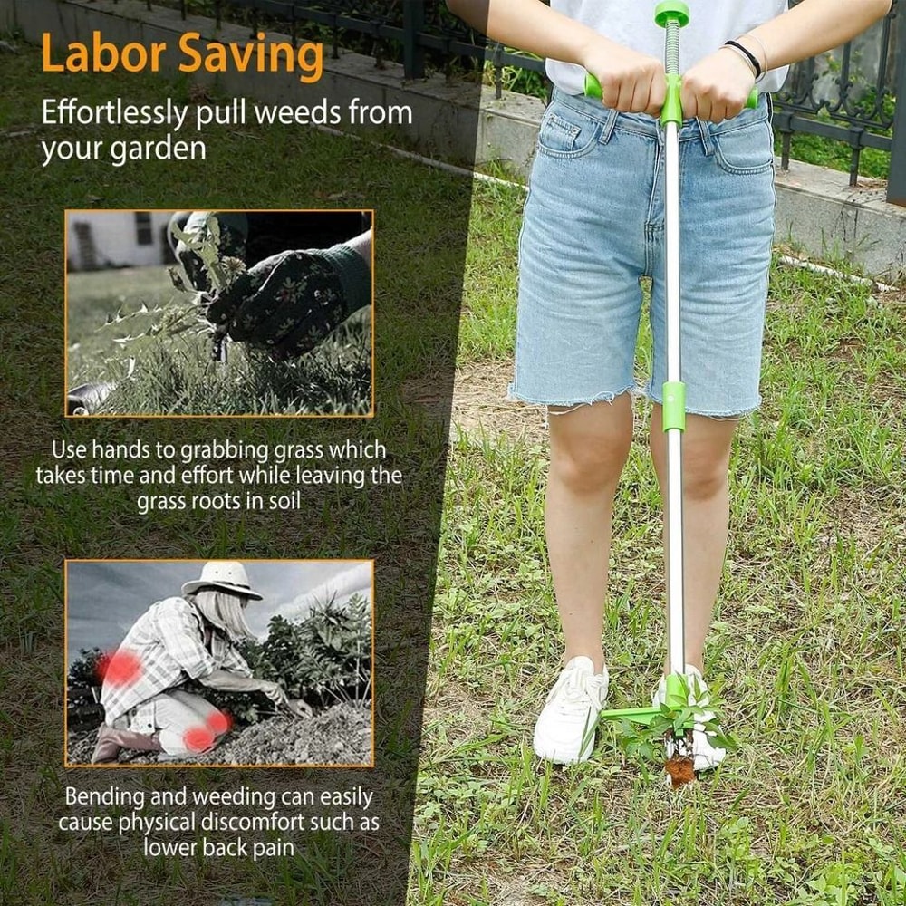 Weed Puller Twister Stand Up Grass Root Remover Garden Weeder For Lawn Effective Lawn Tool For Easy 3