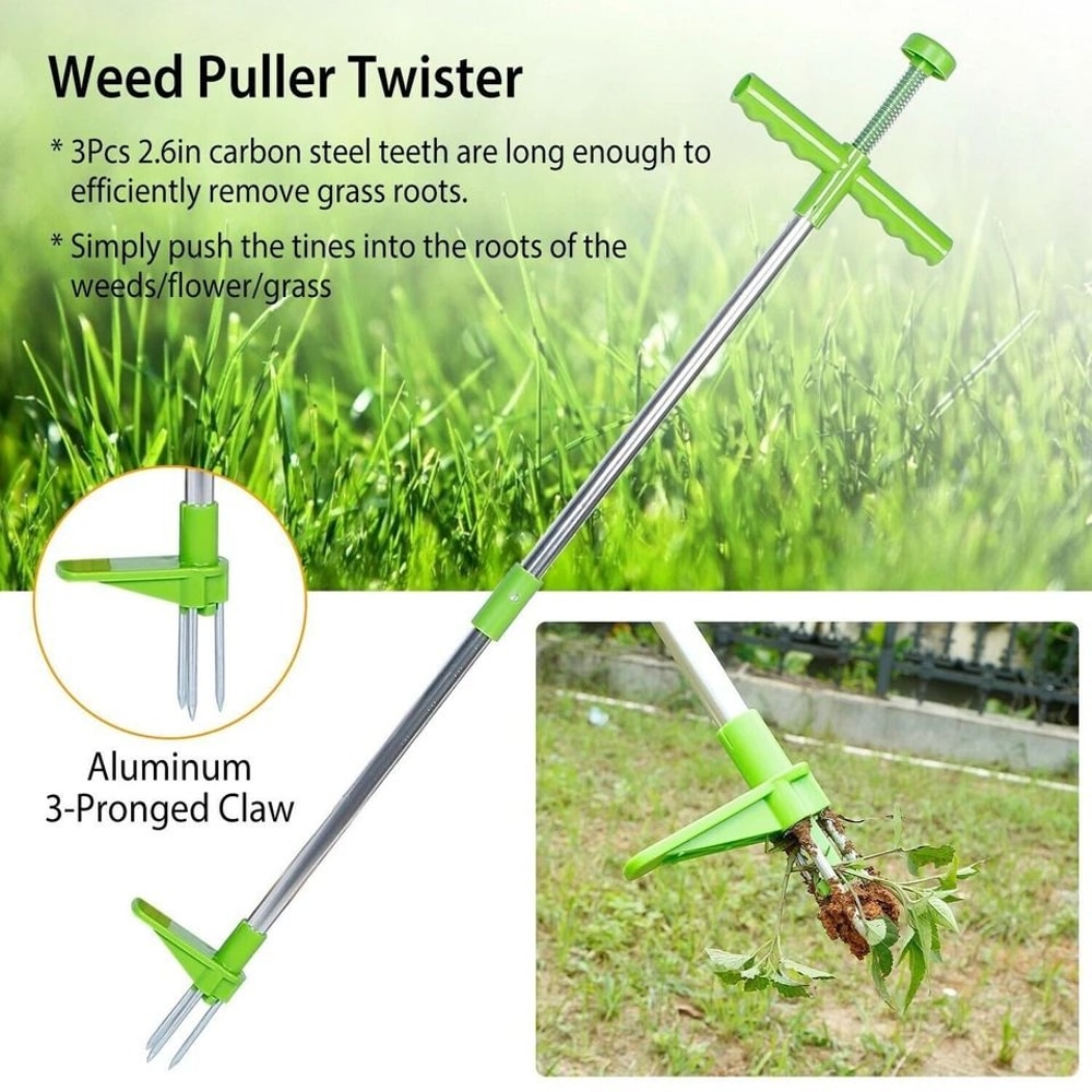 Weed Puller Twister Stand Up Grass Root Remover Garden Weeder For Lawn Effective Lawn Tool For Easy 5