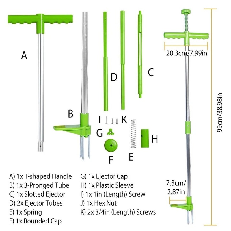 Weed Puller Twister Stand Up Grass Root Remover Garden Weeder For Lawn Effective Lawn Tool For Easy 7