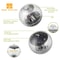 Solar Floating LED Lights For Garden Pond Pool Color Changing Ball Lamp Waterproof IP65 5