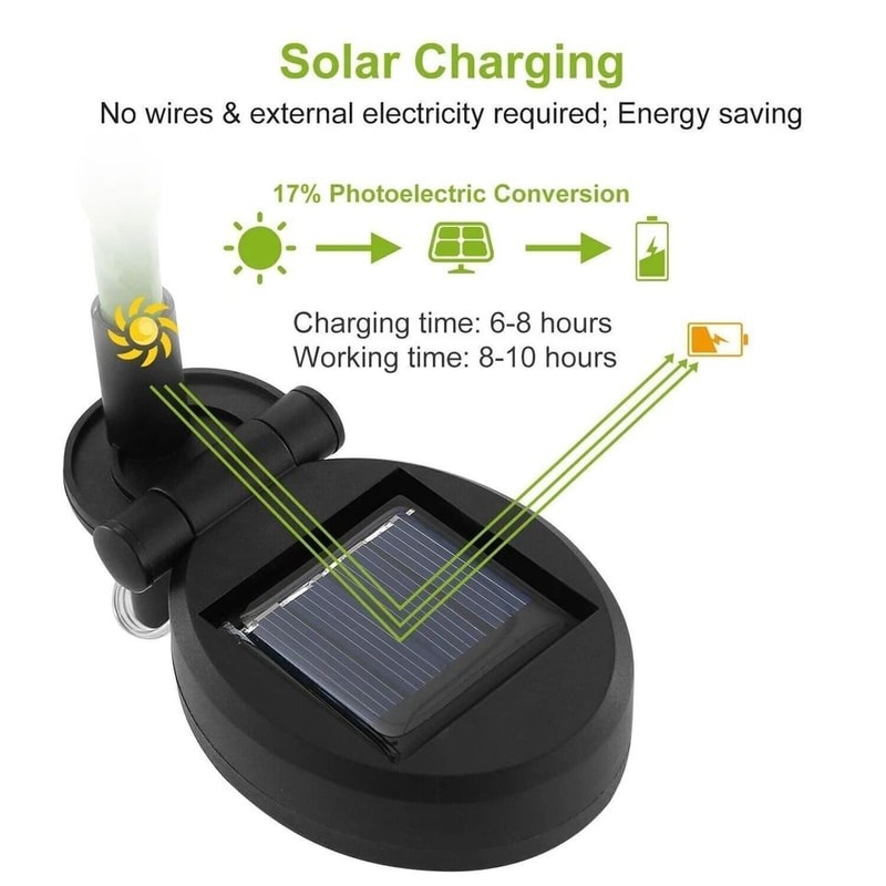 Solar Lily Flower Lights Outdoor Garden Stake LED Landscape Lamp IP65 Waterproof ColorChanging Ligh 5