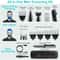 Cordless Men Electric Shaver Razor Trimmer Hair Shaver Grooming Kit Gift Set 6