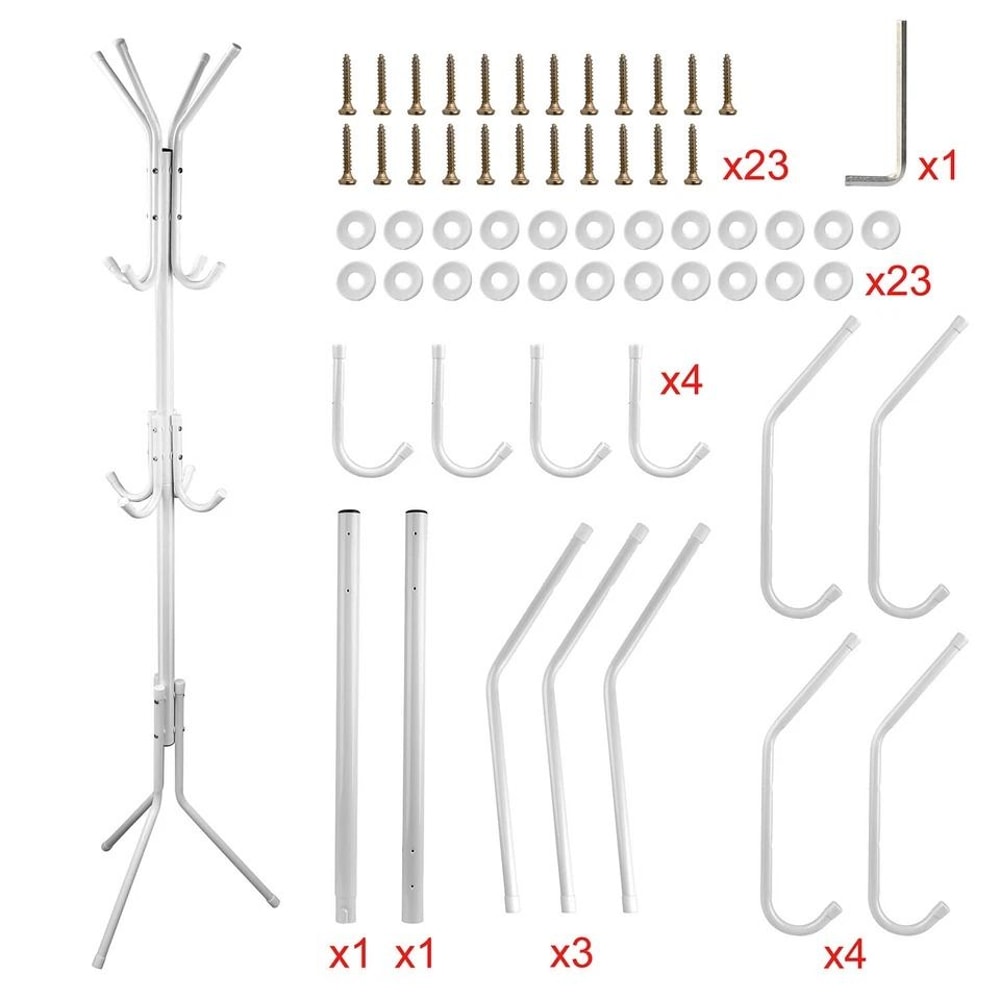 Stylish Coat Rack Umbrella Holder Stand Bag Organizer Tree Hat Hanger Clothes Storage Home Or Offic 3