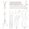 Stylish Coat Rack Umbrella Holder Stand Bag Organizer Tree Hat Hanger Clothes Storage Home Or Offic 3