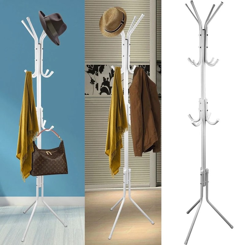 Stylish Coat Rack Umbrella Holder Stand Bag Organizer Tree Hat Hanger Clothes Storage Home Or Offic 6
