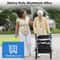 Adjustable Aluminum Rollator Walker With Seat Backrest Wheels Foldable Design For Seniors Lightwei 11
