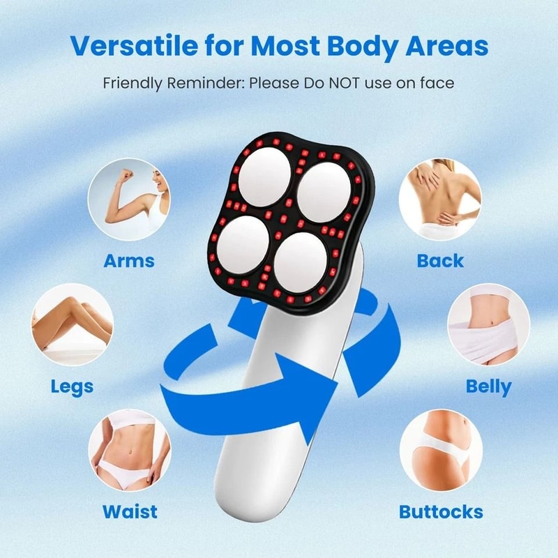 Cellulite Massager Handheld Body Shaping Machine Skin Tightening Device With LED Lights 6