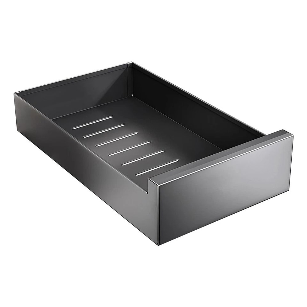 Pull Out Cabinet Organizer Carbon Steel Drawer Storage Shelves Fixed Adhesive Load Capacity 2