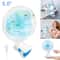 Oscillating Quiet Fan Clip On Fan Wall Mount Or Stand Fan Adjustable Speed Auto Shaking Head 3