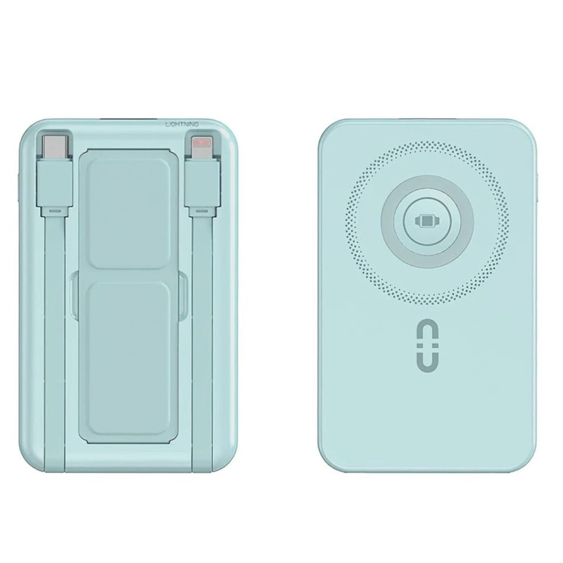 Portable Power Bank Fast Charging MagSafe Wireless Charger For IPhone AirPods IWatch 8