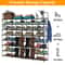 Shoe Rack Durable Metal Storage Shelf Holds Expandable And Dividable SpaceSaving Shoe Organizer 4