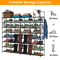 Shoe Rack Durable Metal Storage Shelf Holds Expandable And Dividable SpaceSaving Shoe Organizer 4