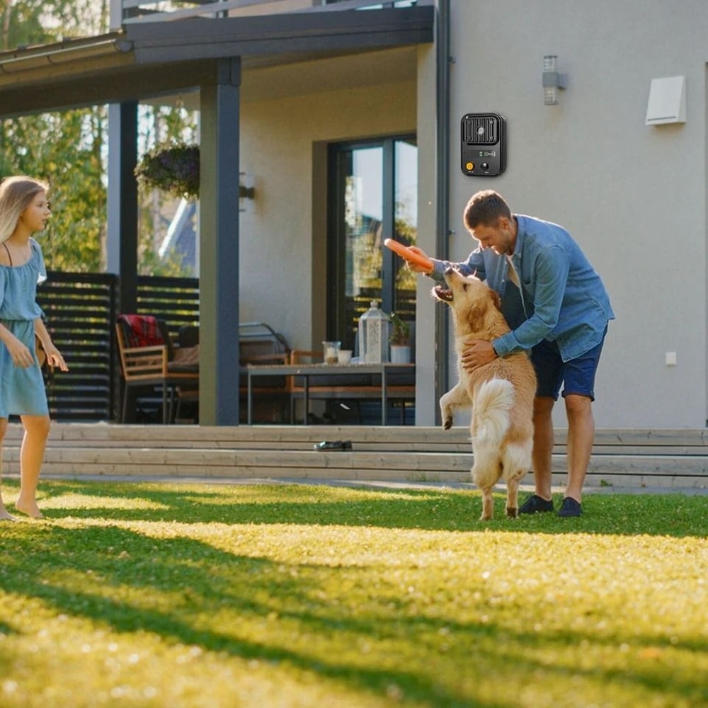 AntiBarking Ultrasonic Dog Control Device Level Frequency Waterproof Rechargeable Training Tool 4