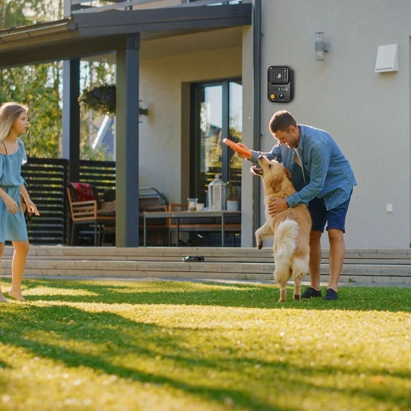 AntiBarking Ultrasonic Dog Control Device Level Frequency Waterproof Rechargeable Training Tool 4