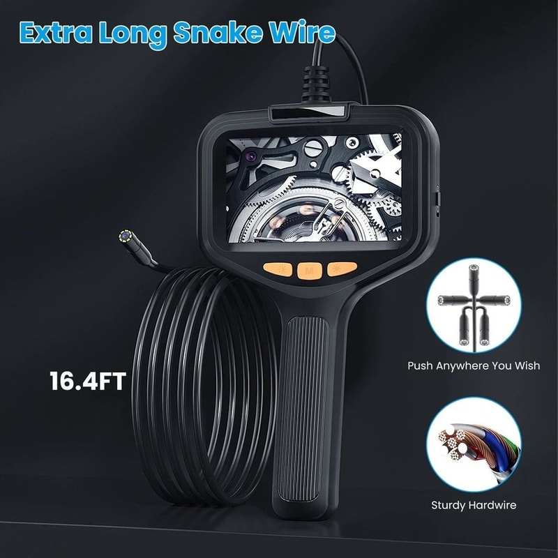 Waterproof Nspection Camera With Light Articulating Borescope Snake Camera Endoscope For Automotive 3