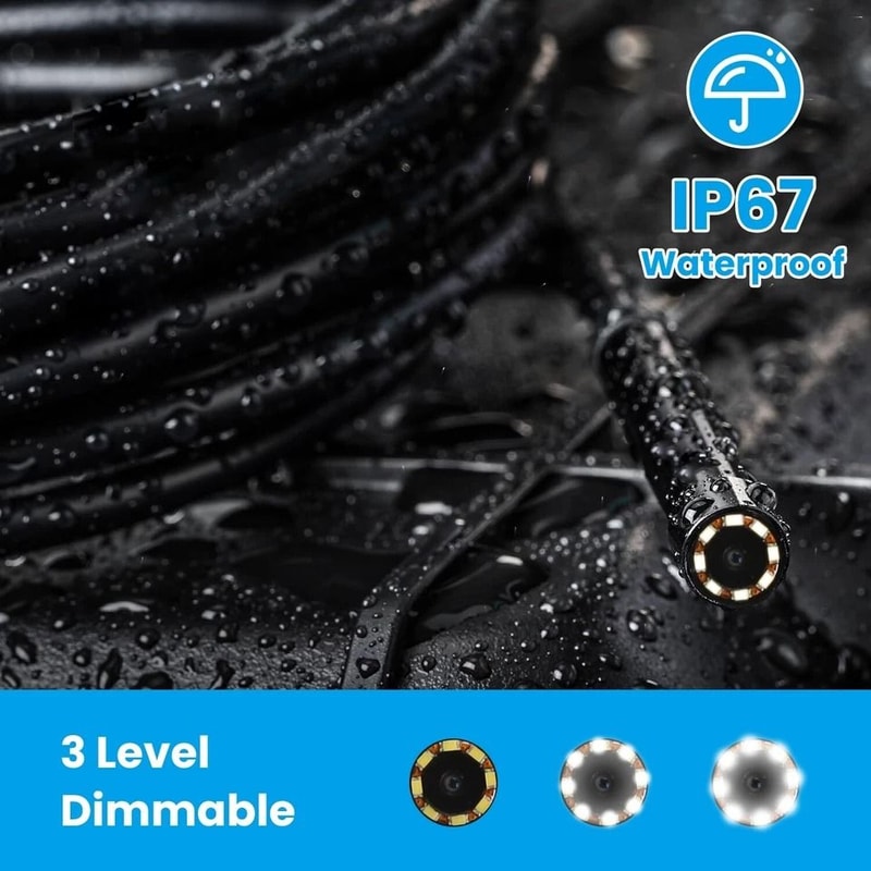 Waterproof Nspection Camera With Light Articulating Borescope Snake Camera Endoscope For Automotive 4