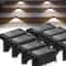 Solar LED Step Lights Outdoor Pathway Garden Deck Lighting Waterproof Fence Lamps 10