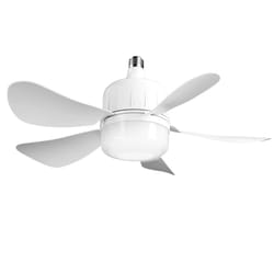 led ceiling fan with dimmable socket, remote-controlled fan light, light modes for home & office
