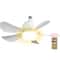 LED Ceiling Fan With Dimmable Socket RemoteControlled Fan Light Light Modes For Home Office 10