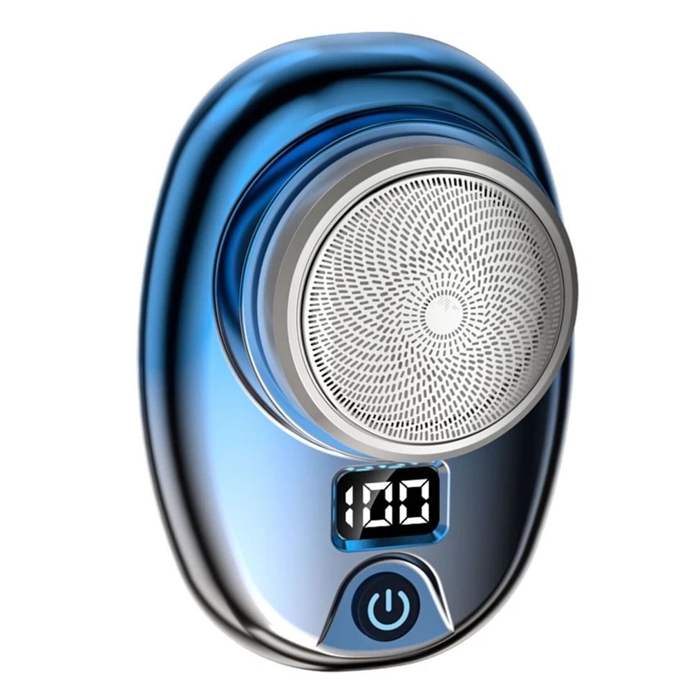 Electric Shaver Men Electric Beard Trimmer Portable Electric Razor With LED Display For Easy Groomi