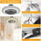 LED Ceiling Fan Lamp Modern Pendant Light With Remote Control Adjustable Speed Dimmable Light 9
