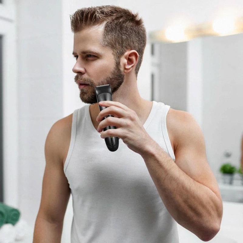 Cordless Barber Hair Clippers Trimmer Beard Cutting Shaver Machine Professional Hair Grooming Kit 0