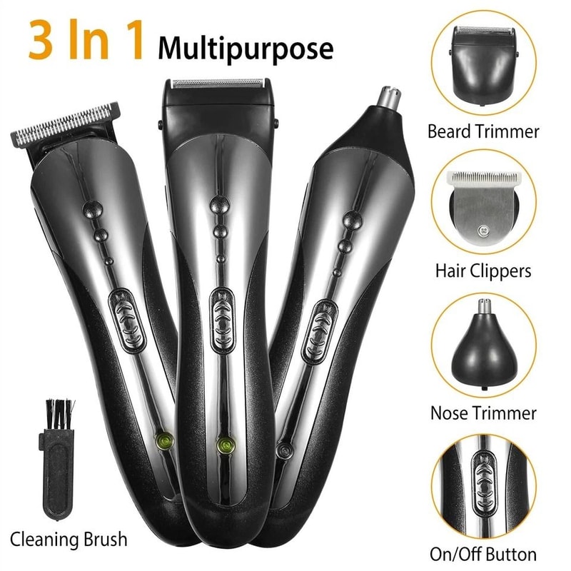 Cordless Barber Hair Clippers Trimmer Beard Cutting Shaver Machine Professional Hair Grooming Kit 8