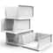 Foldable Closet Organizers Bins Plastic Storage Basket Stackable Drawer Storage Boxes 2