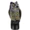 Solar Powered Fake Owl Decoy With Flashing Eye And Sound Outdoor Garden Scarecrow Bird Pest Deterre 10