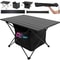 Folding Beach Picnic Table Portable Aluminum Camping Table With Storage Bag For Hiking And Travel 8