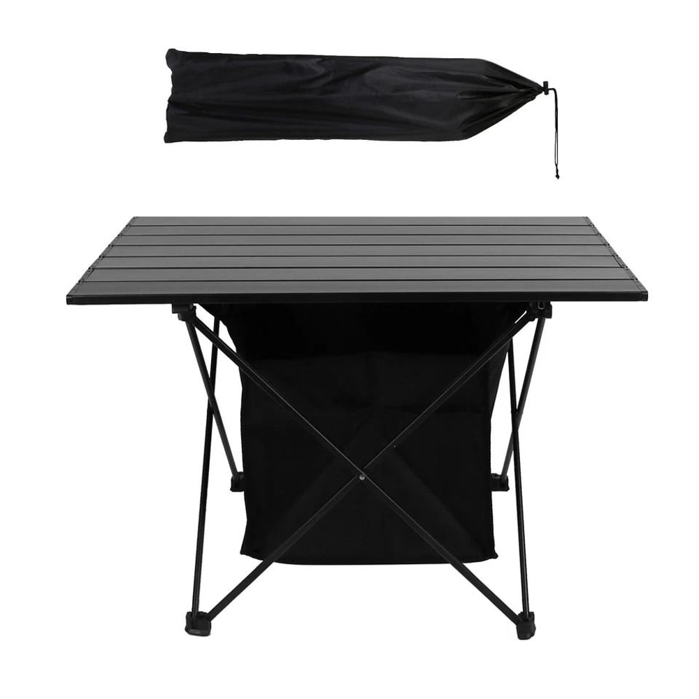 Folding Beach Picnic Table Portable Aluminum Camping Table With Storage Bag For Hiking And Travel 4