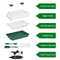 Seedling Seed Starter Tray Kit WGrow Light Cells Plant Greenhouse Dome Easy Indoor Garden Setup 9