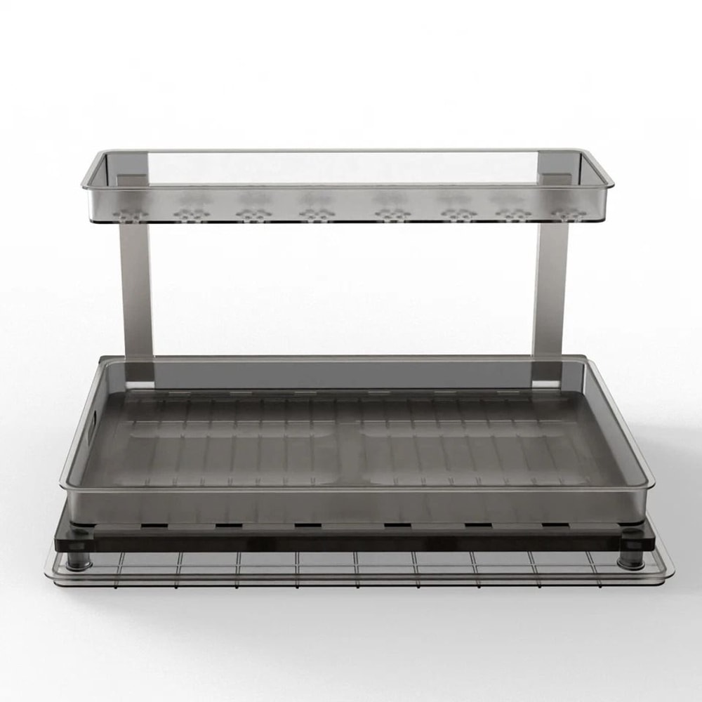 Pull Out Tray Cabinet Organizer Tier Shelf Under Sink Kitchen Rack Drawer Tray Efficient Storage So 7