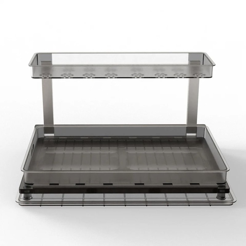 Pull Out Tray Cabinet Organizer Tier Shelf Under Sink Kitchen Rack Drawer Tray Efficient Storage So 7