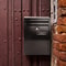 Secure Metal Wall Mount Mailbox Lockable Door Drop Box With Keys Perfect For Letters Newspapers And 7