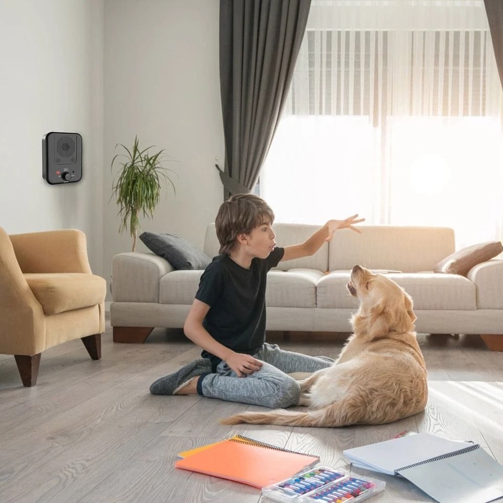 Ultrasonic Dog Bark Control Device Sensing Range Sonic Silencer Safe Effective Adjustable Frequenc 8
