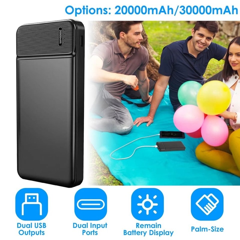 External Battery Pack Charger Portable Power Bank For Cell Phone Fast Charging Ideal For Travel Dua 4