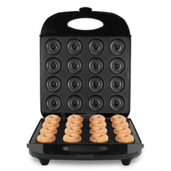 home non-stick coating mini donut maker, heating, fast donut production, perfect for busy mornings